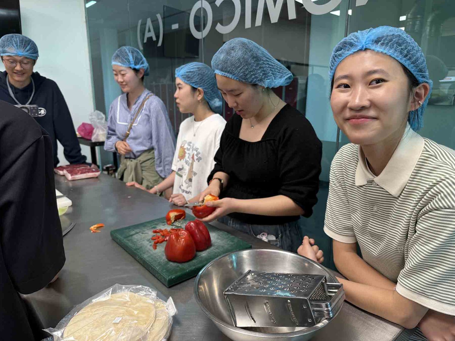 como parte de sus actividades tuvieron clases de cocina mexicana