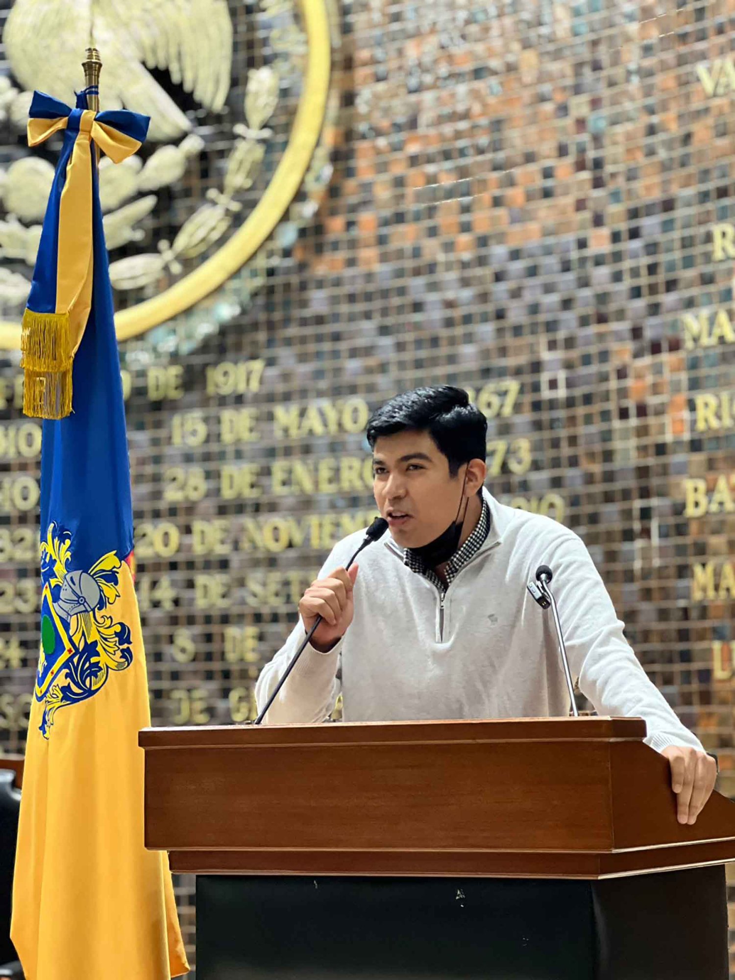 En el Congreso los alumnos simularon el proceso legislativo