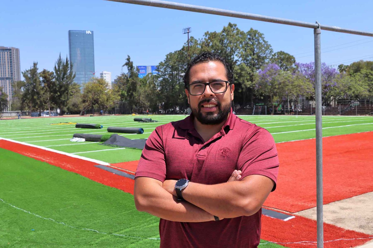 mtro pablo ulloa jefe del programa de futbol americano de la uag