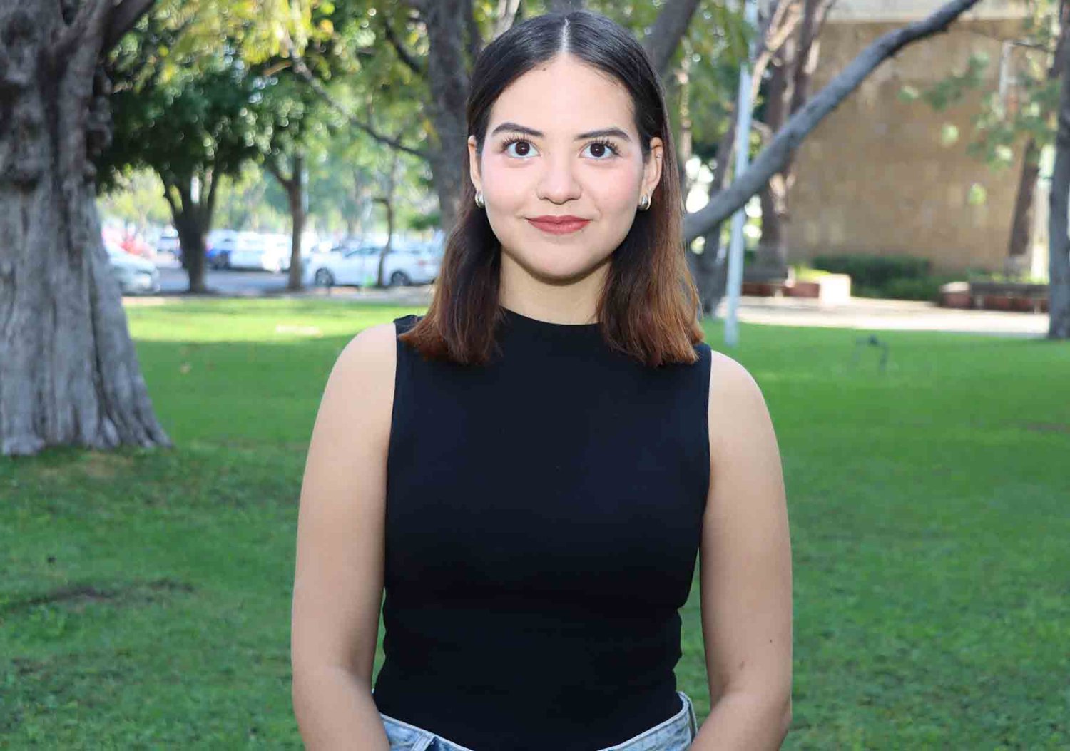 Gabriela Payán López vino de intercambio desde Sinaloa