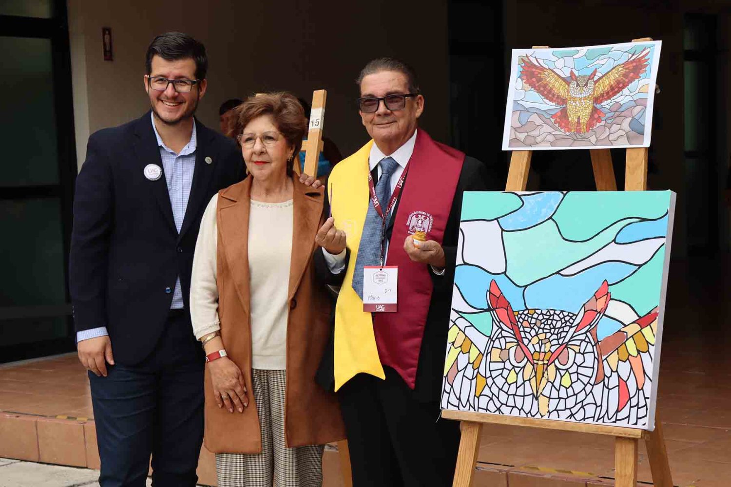 Los egresados que asistieron a Retorno 2026 participaron en la elaboración de la obra.