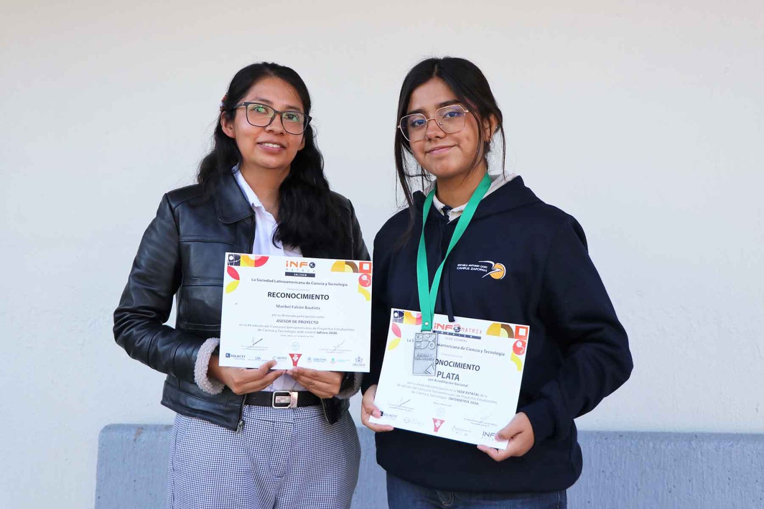 Gracias a su proyecto, Danae Paola Pérez Aguirre acreditación para el nacional de INFOMATRIX.