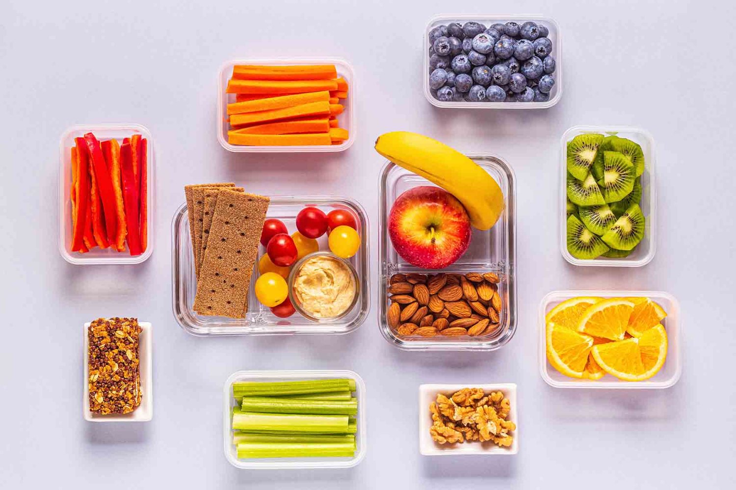 Existe una gran diversidad de snacks saludables y fáciles de preparar