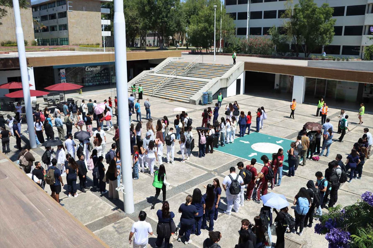 Los diferentes campus se sumaron a este ejercicio de prevencion