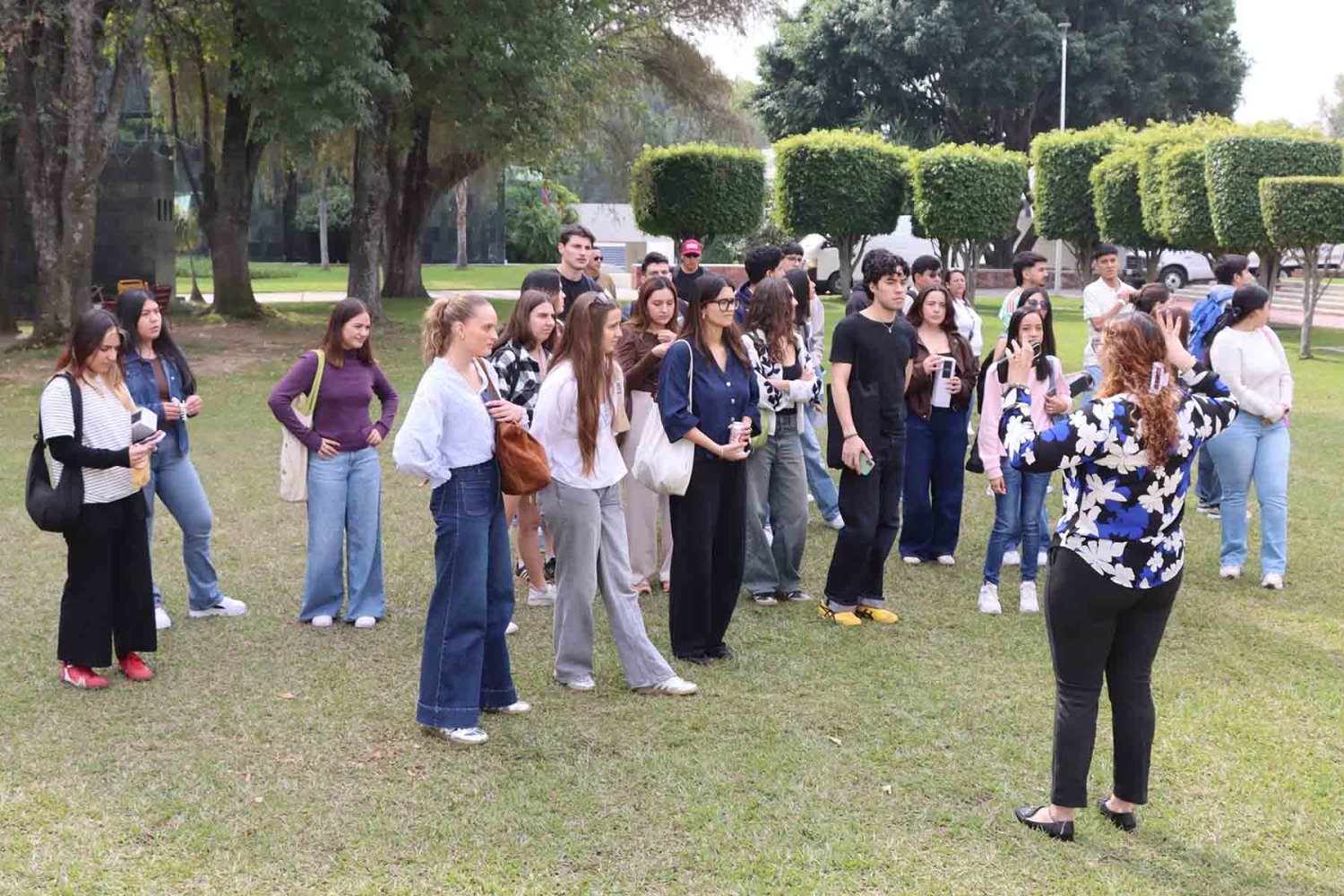 los estudiantes conocieron los diferentes espacios de ciudad universitaria