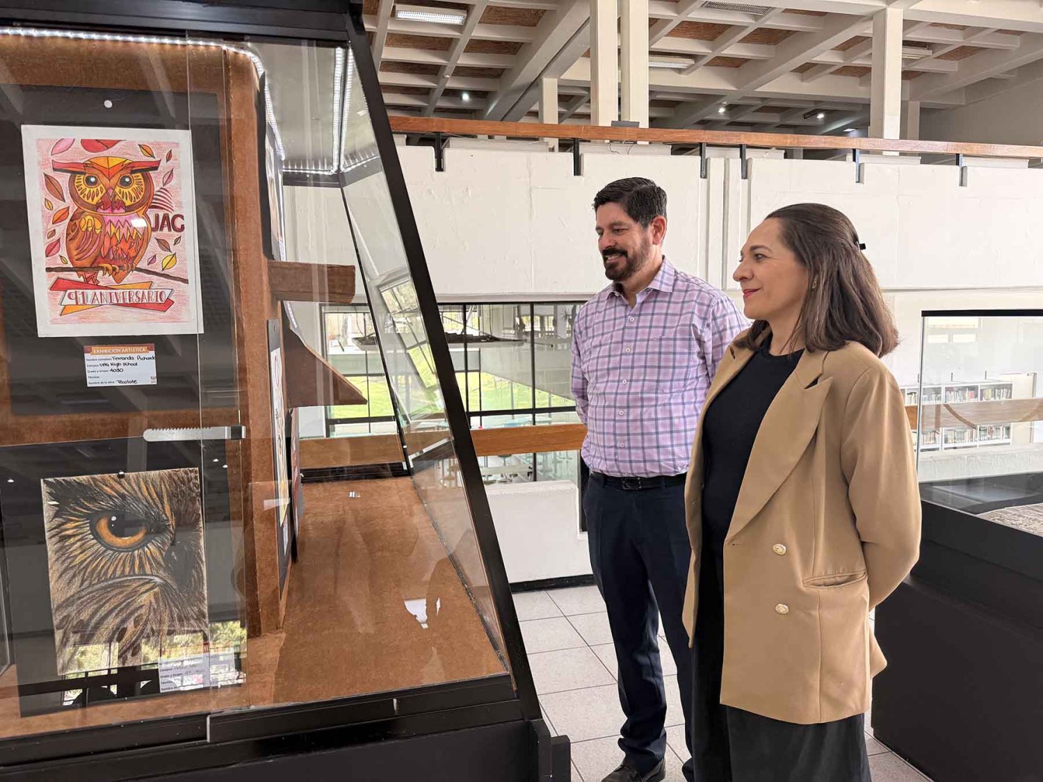 presentación artistica biblioteca central uag