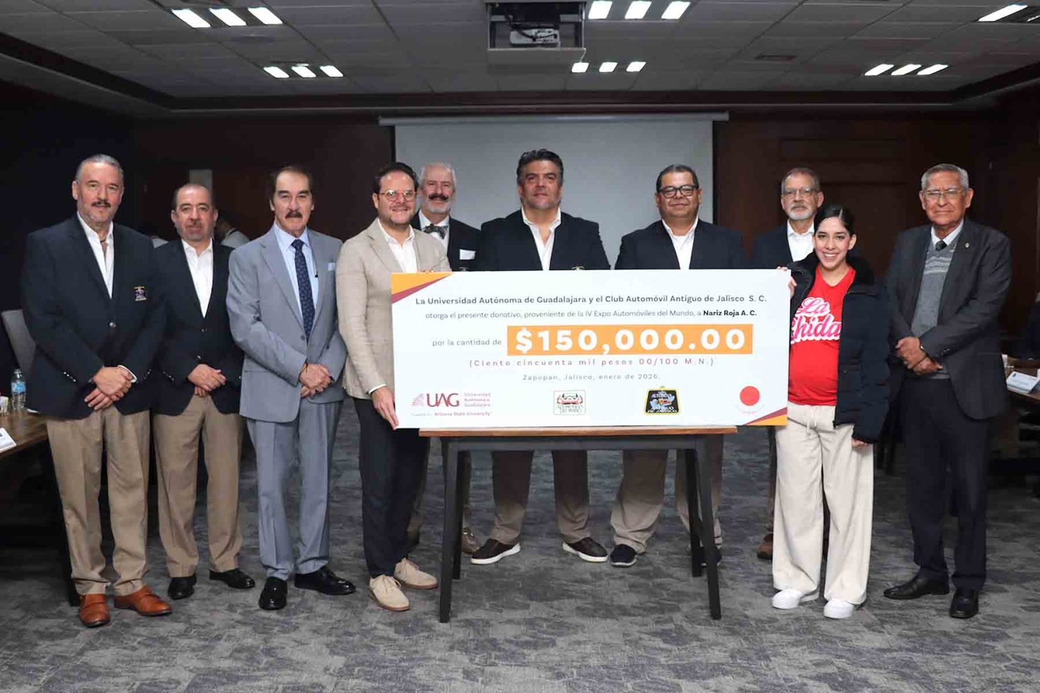 este donativo apoyara los proyectos de la fundación que atiende a pacientes con cancer