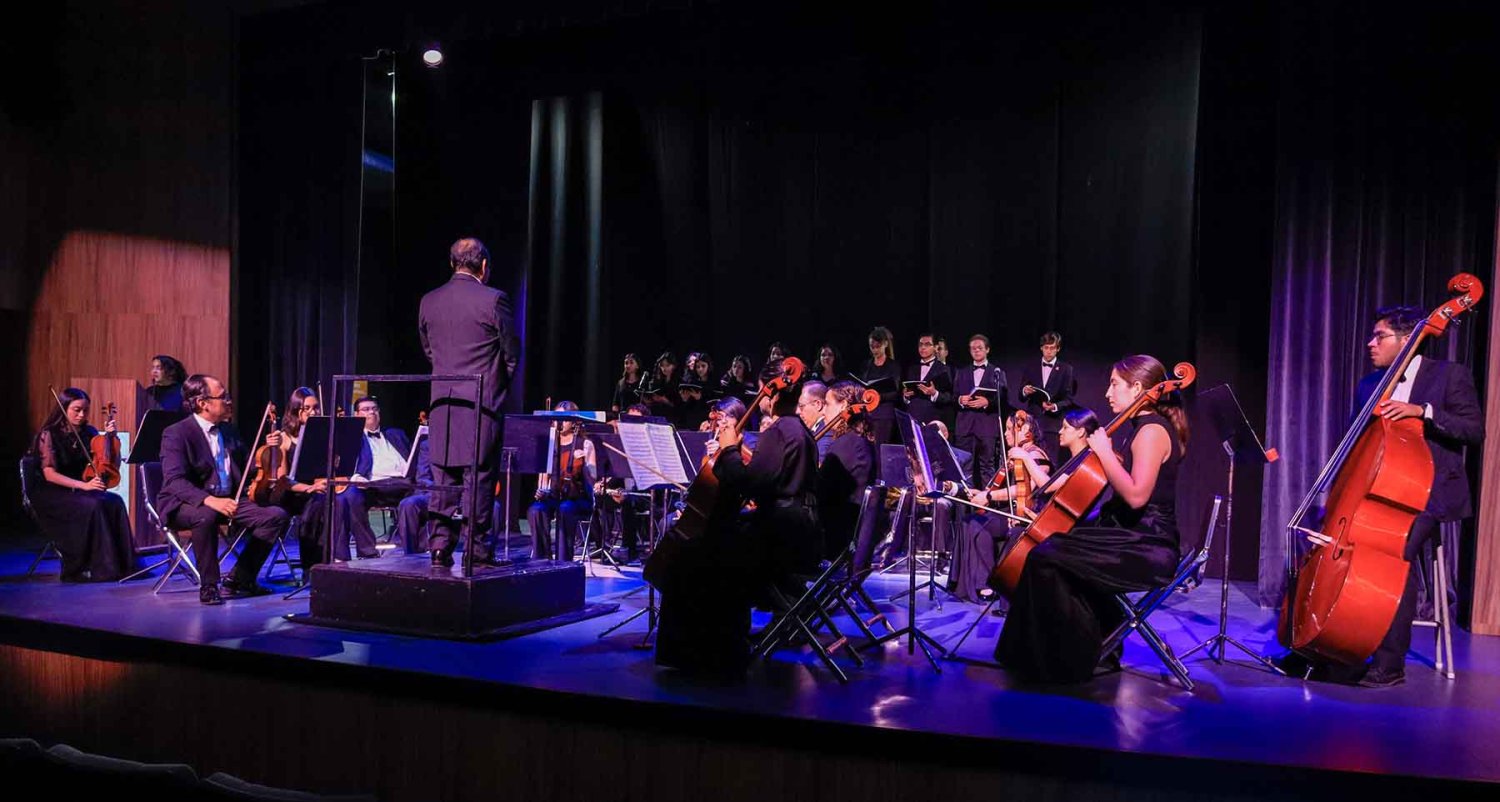 El concierto se realizó en el Auditorio Lic. Antonio Leaño Reyes