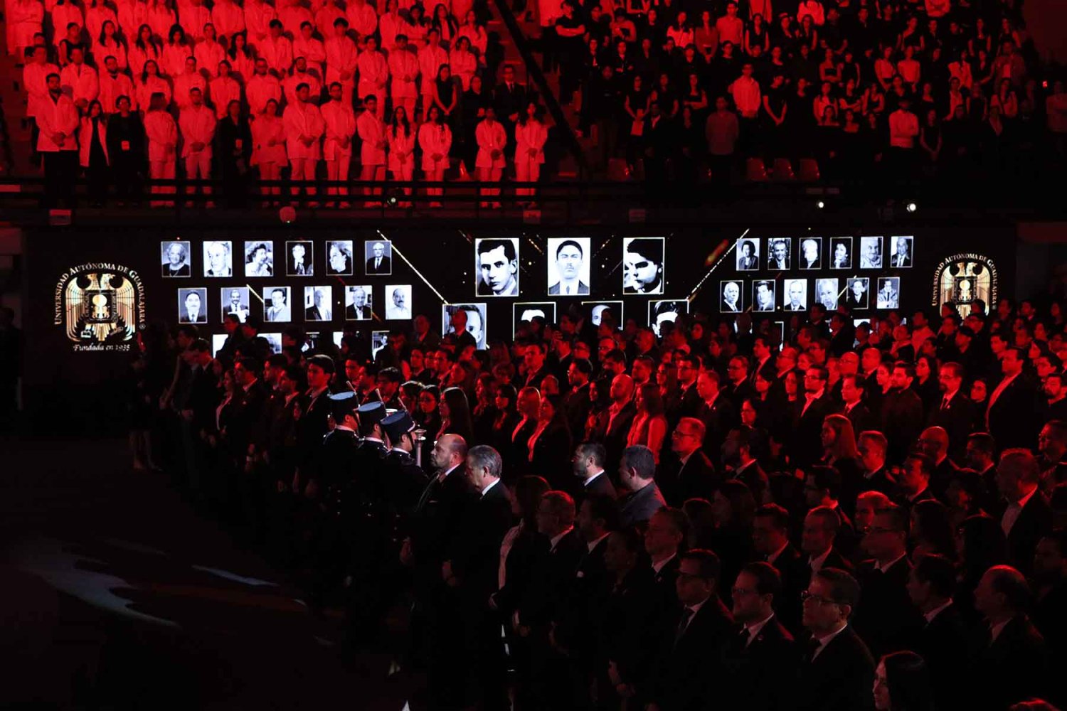 en el evento se recordo a fundadores martires, y destacados personajes en la historia de la uag