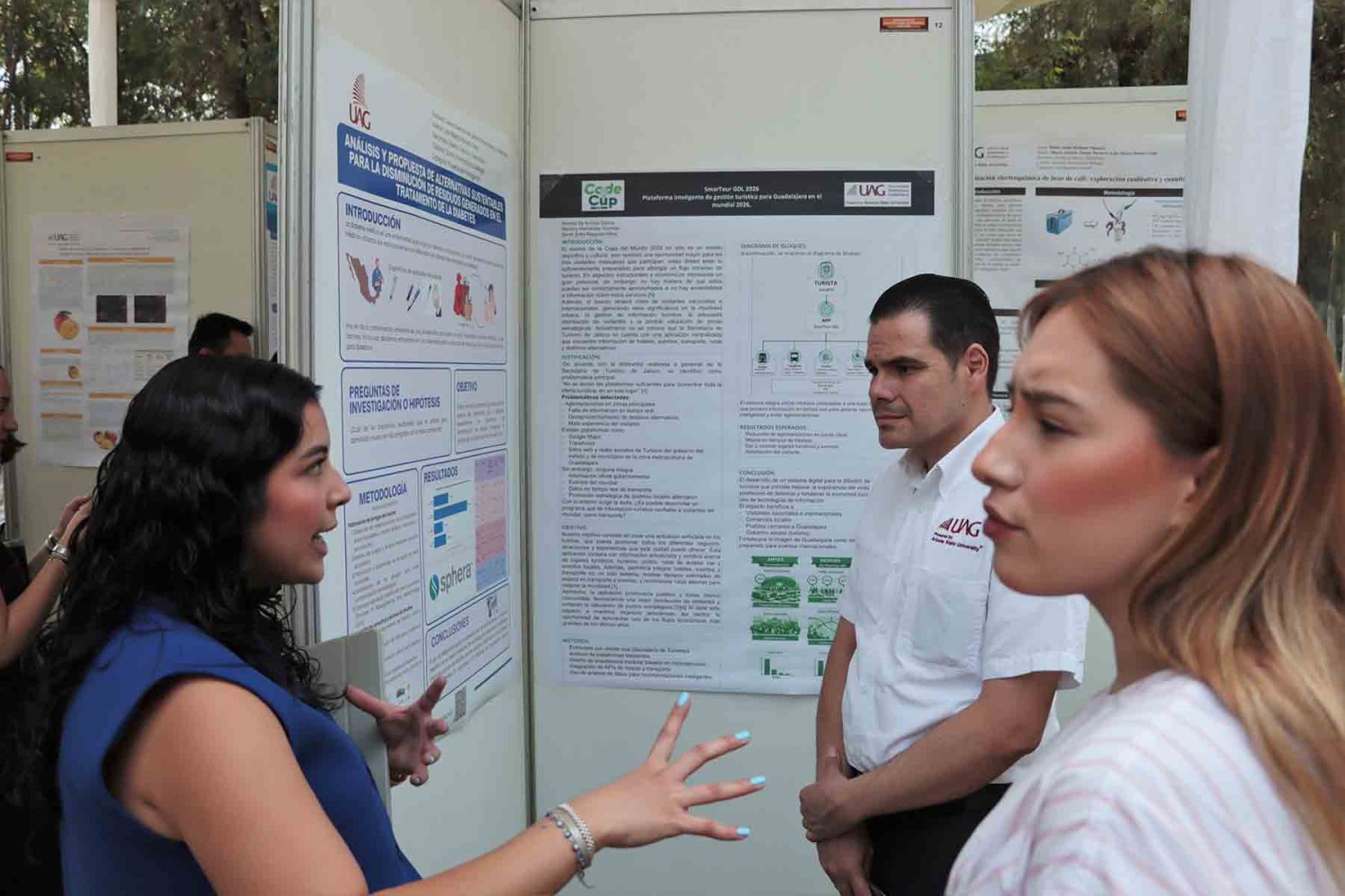 en el evento se presentaron investigaciones de alumnos