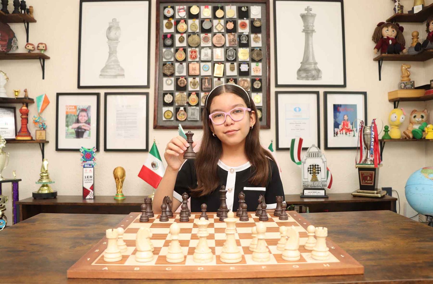 Alondra Bagatella ha conquistado este año tres de las principales competencias de ajedrez en México