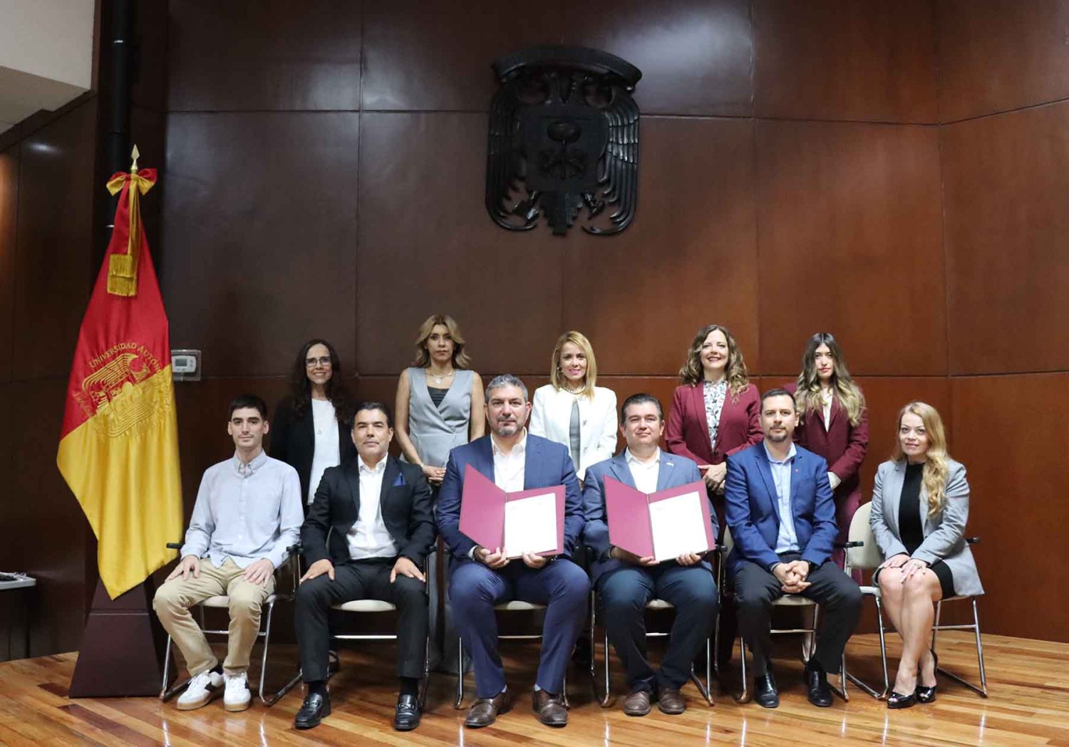 Autoridades de la UAG y European Business & Digital School (EBDS).