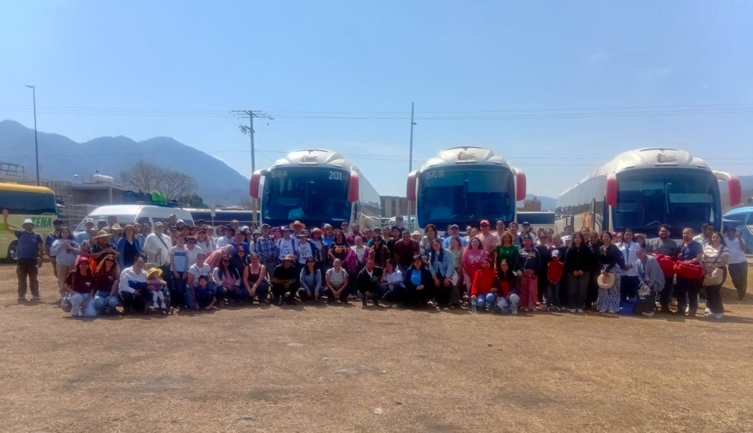 100 personas asistieron a este viaje