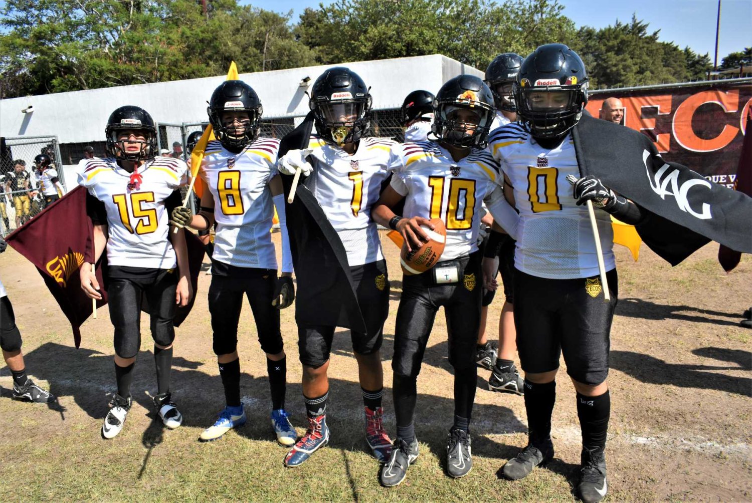 tecos finalista en todas las categorias infantiles del futbol americano