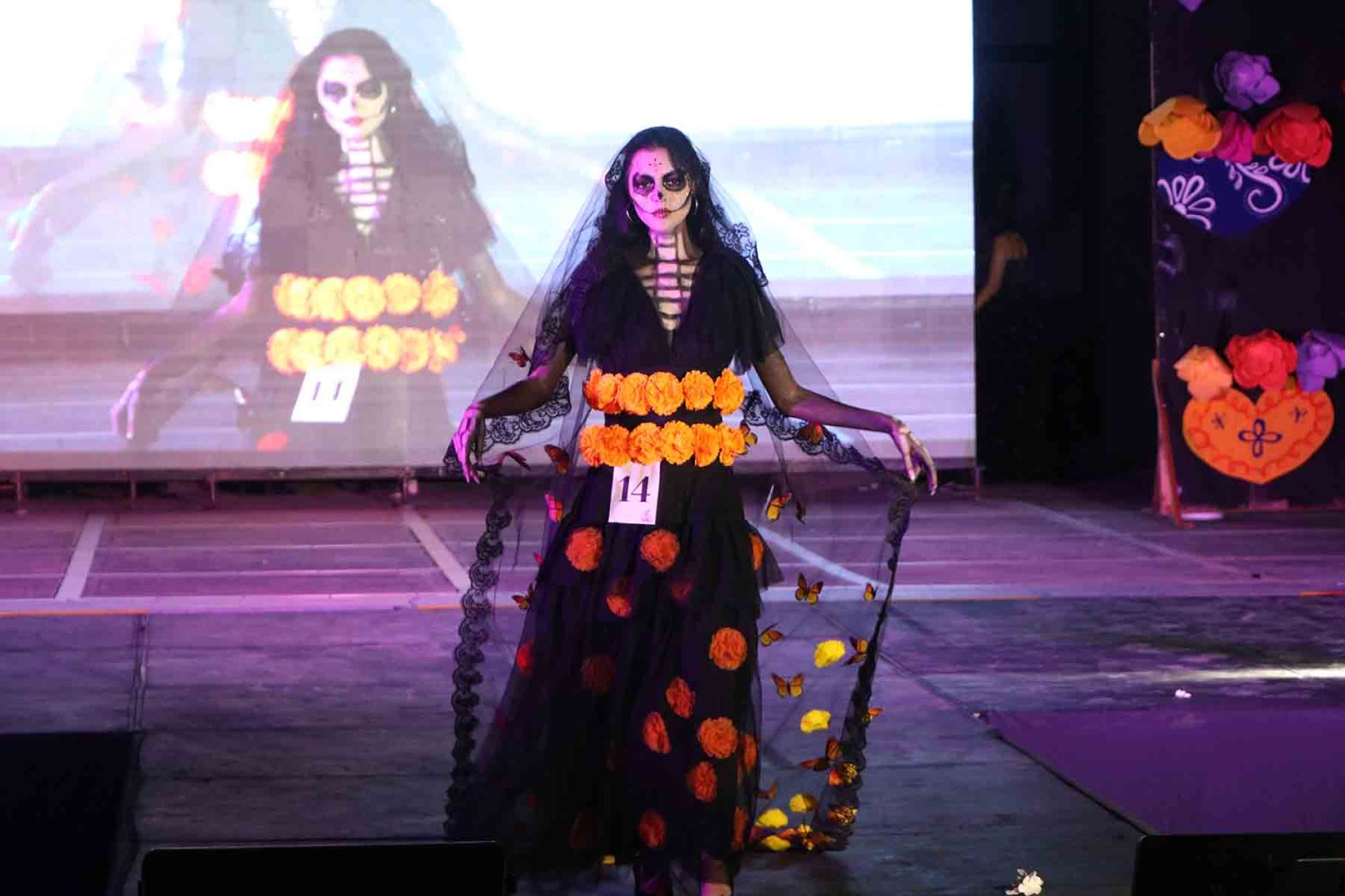 una vez mas la uag organiza un magno evento para celebrar el dia de muertos