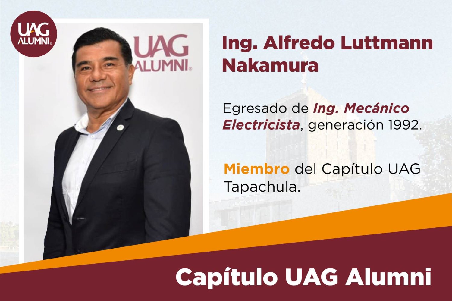 alfredo luttmann nakamura egresado uag