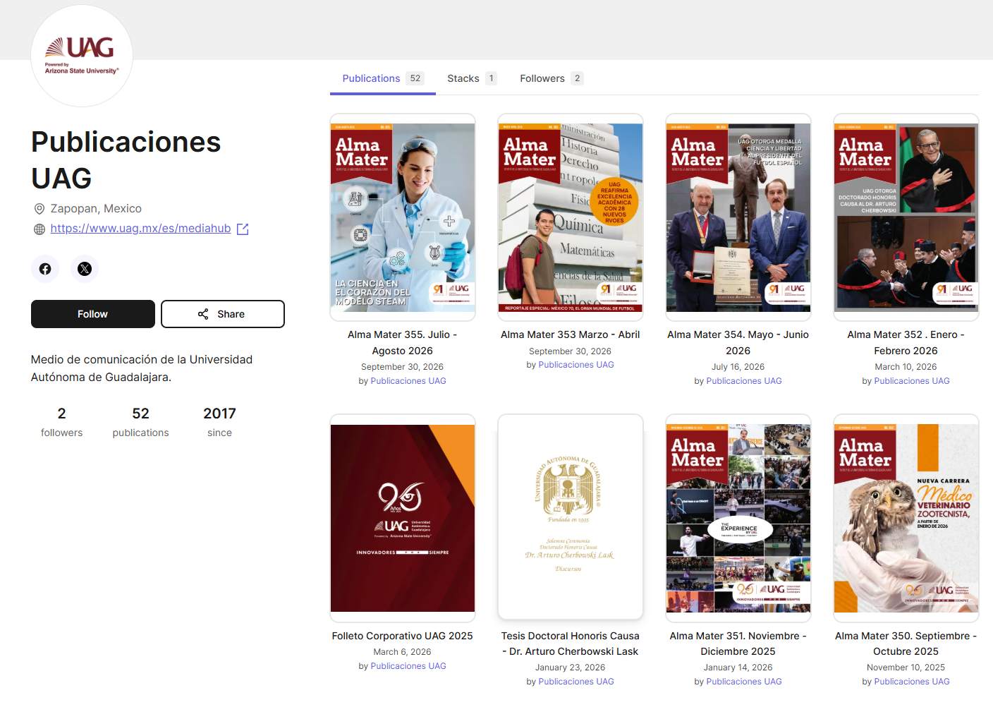 tambien se cuenta con la version digital en la plataforma issuu.
