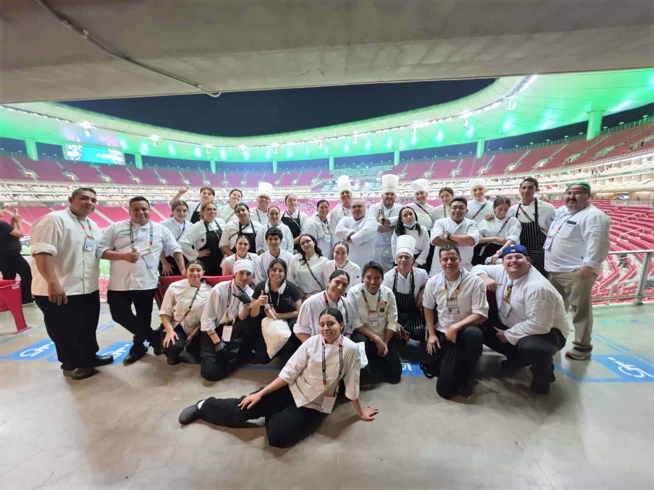 los alumnos participaron en diversos eventos de talla internacional como el mundial de futbol