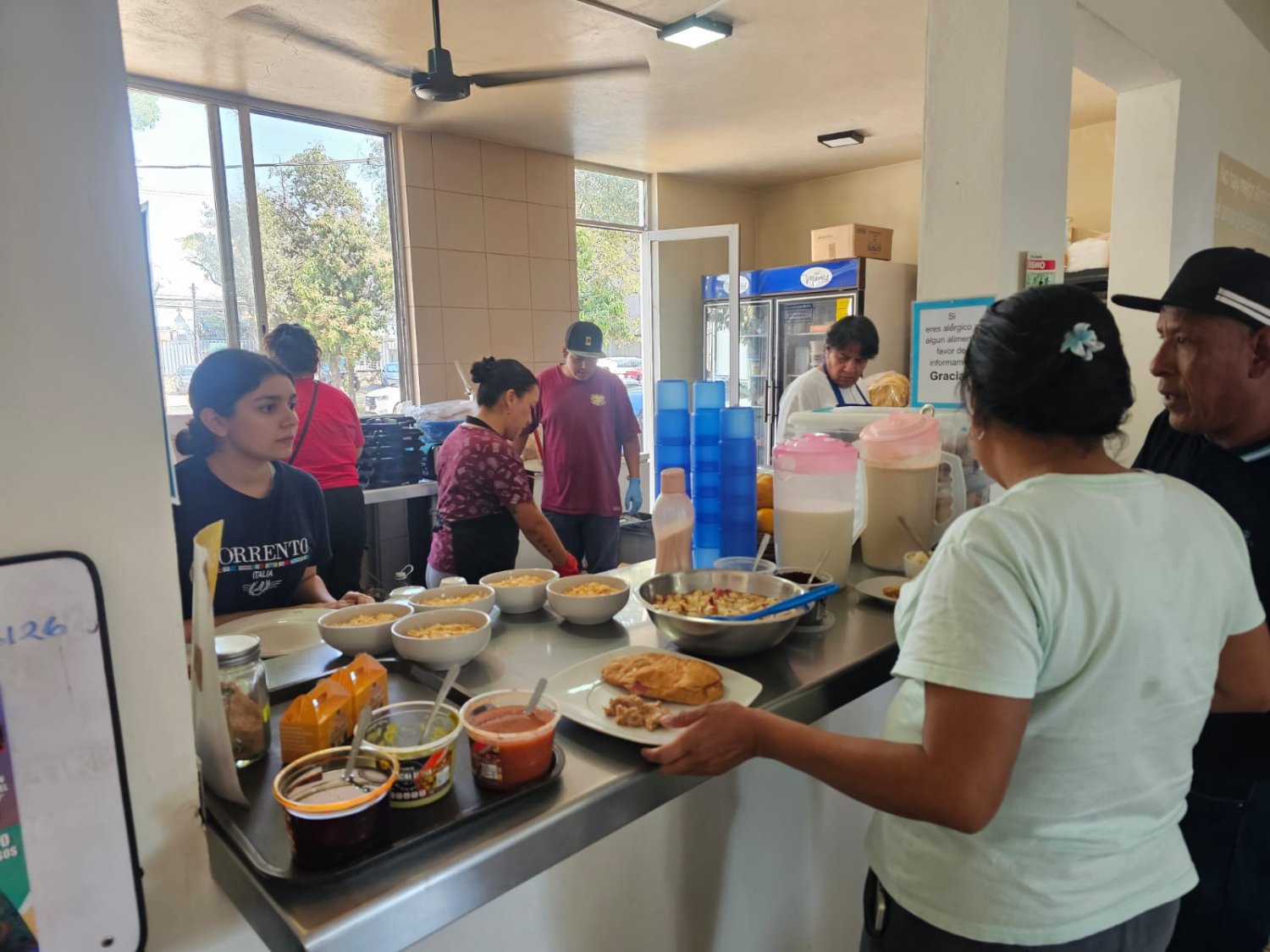 los alumnos apoyaron durante tres jornadas en diferentes actividades